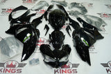 Kawasaki Ninja 500 Fairings (2024-2025) Black Gloss at KingsMotorcycleFairings.com