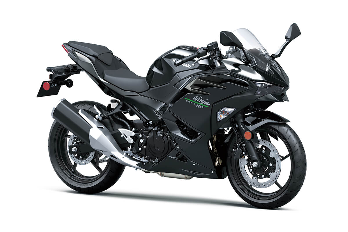 Kawasaki Ninja 500 Fairings (2024-2025) Black Gloss from KingsMotorcycleFairings.com