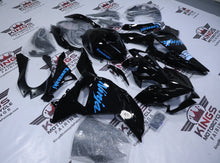 Fairings for Kawasaki Ninja 500 (2024-2025) Black, Baby Blue at KingsMotorcycleFairings.com