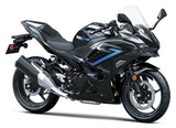 Kawasaki Ninja 500 Fairings (2024-2025) Black, Blue at KingsMotorcycleFairings.com