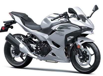 Kawasaki Ninja 500 Fairings (2024-2025) Matte Silver at KingsMotorcycleFairings.com