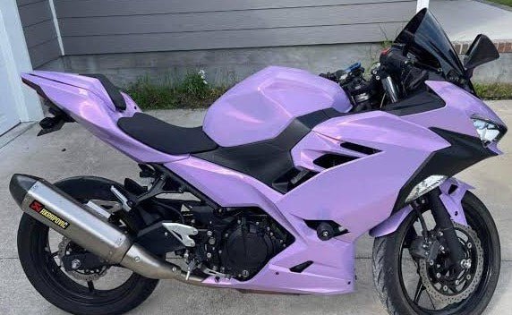 Kawasaki Ninja 500 Fairings (2024-2025) Purple at KingsMotorcycleFairings.com