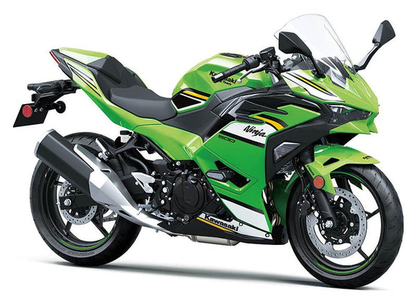 Kawasaki Ninja 500 SE Fairings (2024-2025) Green, White, Yellow at KingsMotorcycleFairings.com