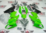 Kawasaki Ninja 650 ER6F Fairings (2009-2011) Green Gloss, Matte Black at KingsMotorcycleFairings.com