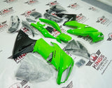 Kawasaki Ninja 650 ER6F Fairings (2009-2011) Green Gloss, Matte Black by KingsMotorcycleFairings.com