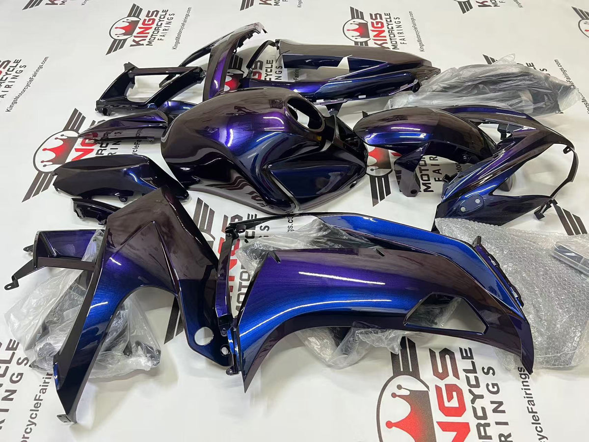 Kawasaki Ninja 650 Fairing Kit (2012-2016) Chameleon Purple, Blue at KingsMotorcycleFairings.com
