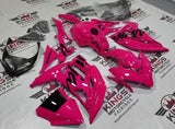 Kawasaki Ninja 650 Fairing Kit (2017-2019) Hot Pink, Black at KingsMotorcycleFairings.com