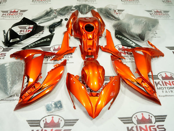 Kawasaki Ninja 650 Fairing Kit (2017-2019) Orange Candy at KingsMotorcycleFairings.com