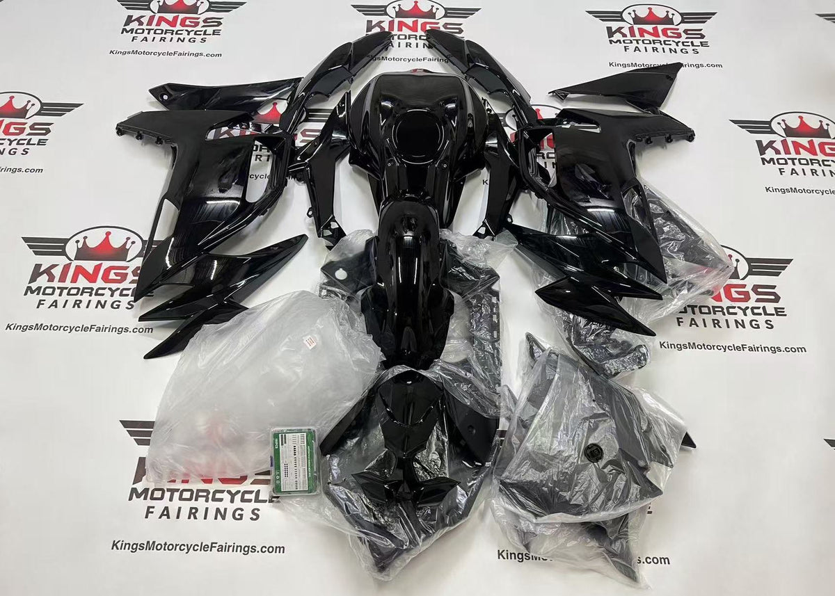 Kawasaki Ninja 650 Fairing Kit (2020-2025) All Gloss Black at KingsMotorcycleFairings.com