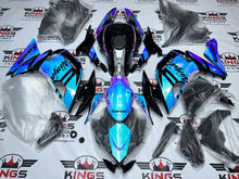 Kawasaki Ninja 650 Fairing Kit (2020-2025) Chrome Chameleon, Blue, Pink at KingsMotorcycleFairings.com