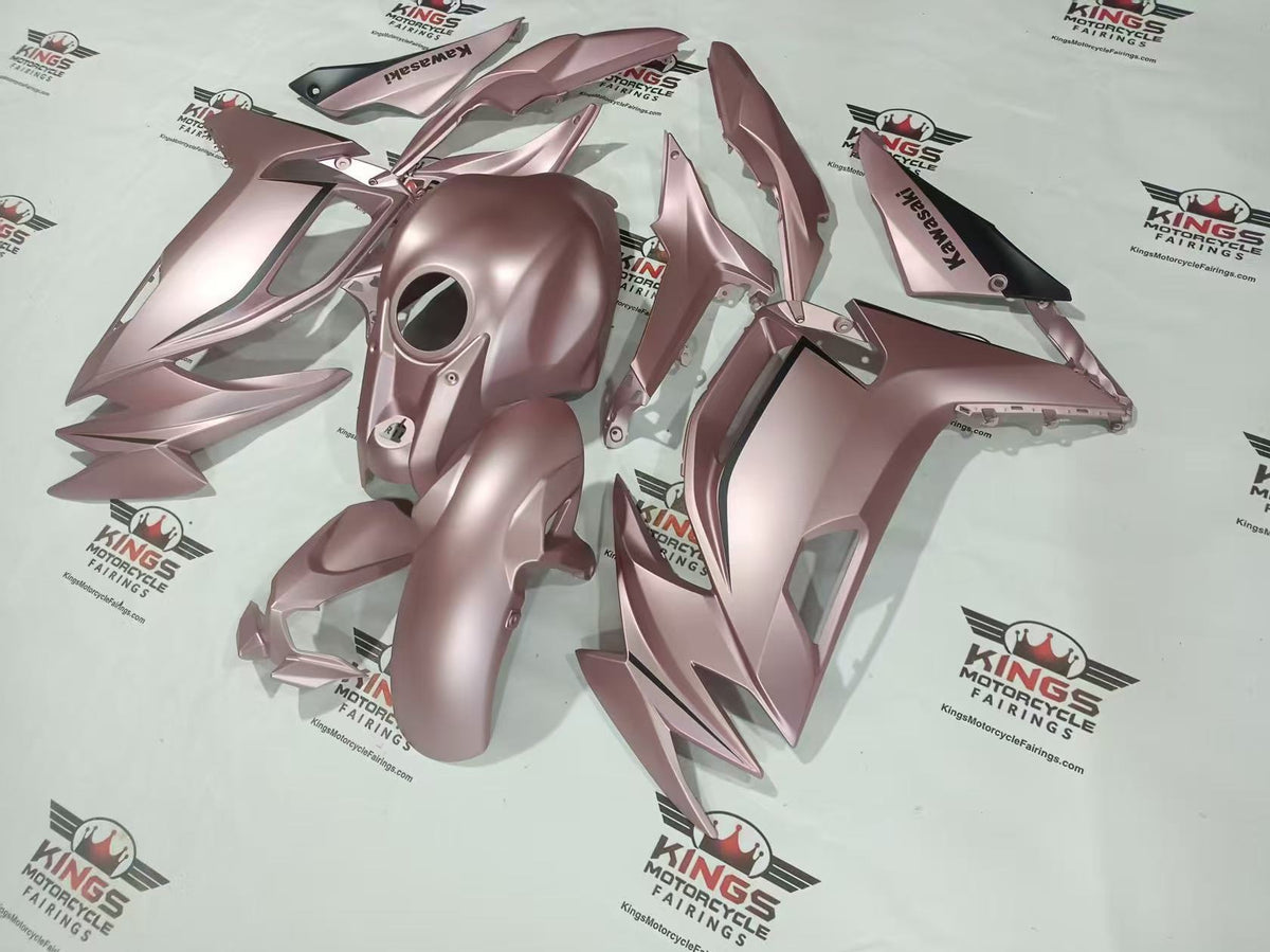 Kawasaki Ninja 650 Fairing Kit (2020-2025) Matte Pink at KingsMotorcycleFairings.com