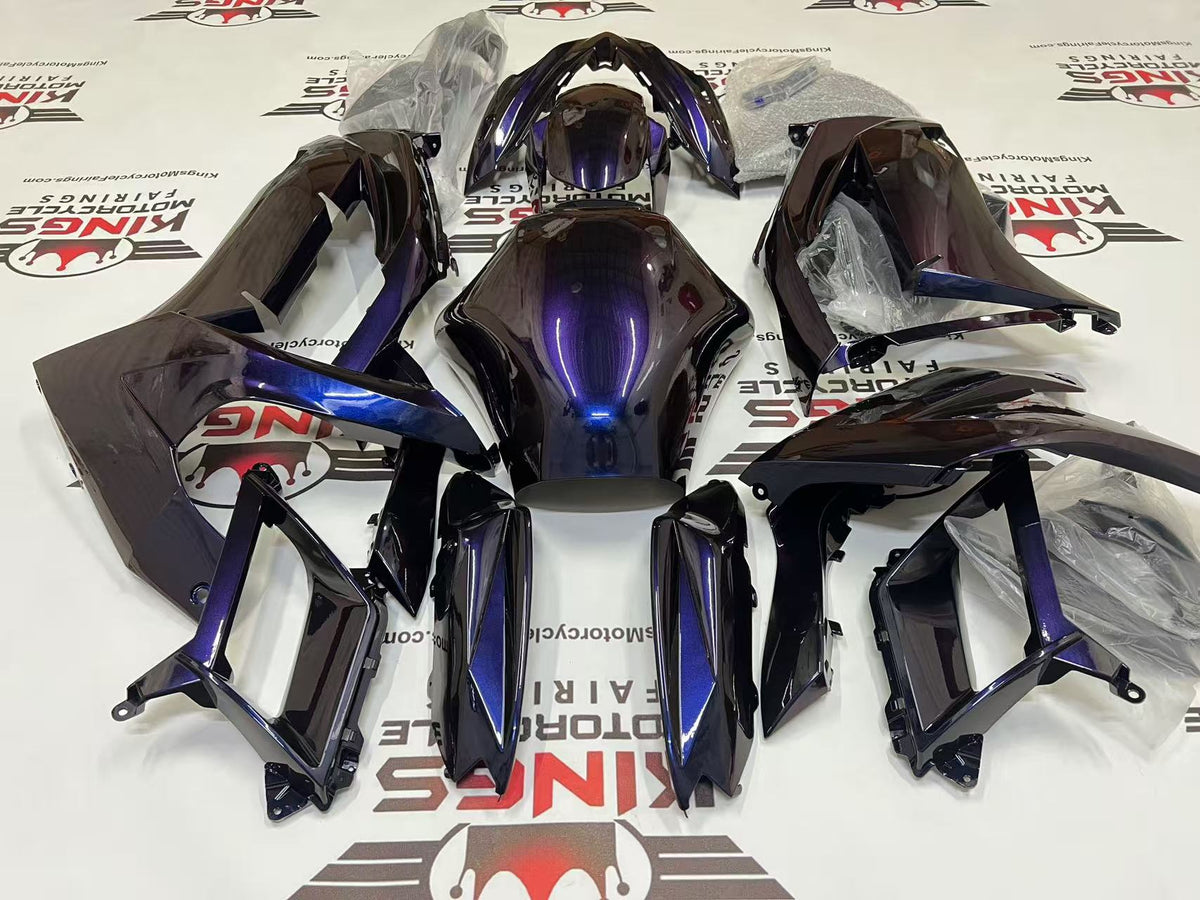 Kawasaki Ninja 650 Fairing Set (2012-2016) Chameleon Purple, Blue at KingsMotorcycleFairings.com