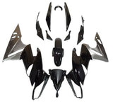 Kawasaki Ninja 650 Fairings (2009-2011) Black, Silver at KingsMotorcycleFairings.com