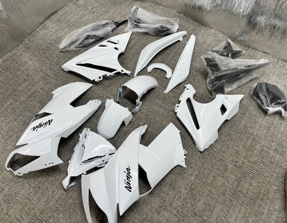 Kawasaki Ninja 650 Fairings (2009-2011) Gloss White at KingsMotorcycleFairings.com