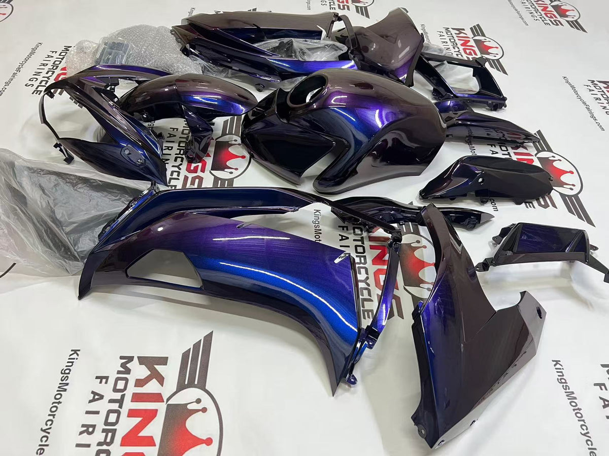 Kawasaki Ninja 650 Fairings (2012-2016) Chameleon Purple, Blue from KingsMotorcycleFairings.com