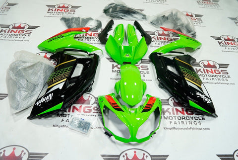 Kawasaki Ninja 650 Fairings (2012-2016) Green, Black, Gold, Red at KingsMotorcycleFairings.com