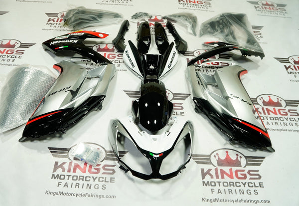 Kawasaki Ninja 650 Fairings (2012-2016) Silver, Black, Red, White at KingsMotorcycleFairings.com