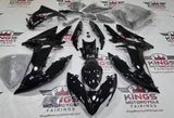 Kawasaki Ninja 650 Fairings (2017-2019) All Black at KingsMotorcycleFairings.com