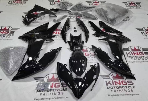 Kawasaki Ninja 650 Fairings (2017-2019) All Black at KingsMotorcycleFairings.com
