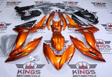 Kawasaki Ninja 650 Fairings (2017-2019) Candy Orange at KingsMotorcycleFairings.com
