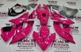 Kawasaki Ninja 650 Fairings (2017-2019) Hot Pink, Black at KingsMotorcycleFairings.com