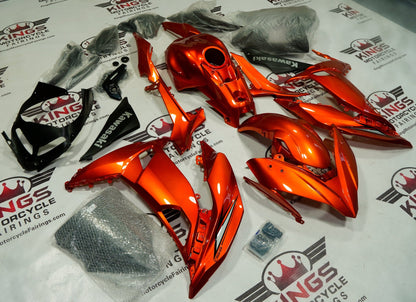 Kawasaki Ninja 650 Fairings (2017-2019) Orange Candy at KingsMotorcycleFairings.com
