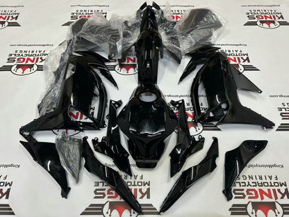 Kawasaki Ninja 650 Fairings (2020-2025) All Black at KingsMotorcycleFairings.com