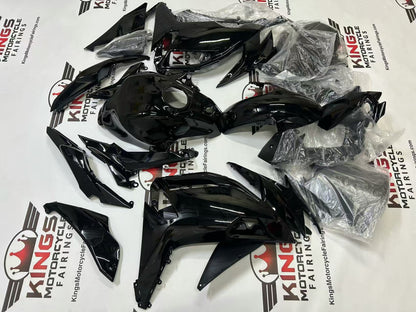 Kawasaki Ninja 650 Fairings (2020-2025) All Black from KingsMotorcycleFairings.com