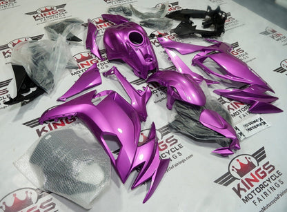 Kawasaki Ninja 650 Fairings (2020-2025) All Purple at KingsMotorcycleFairings.com