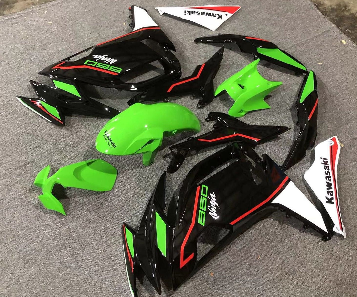 Kawasaki Ninja 650 Fairings (2020-2025) Black, Green, Red, White at KingsMotorcycleFairings.com