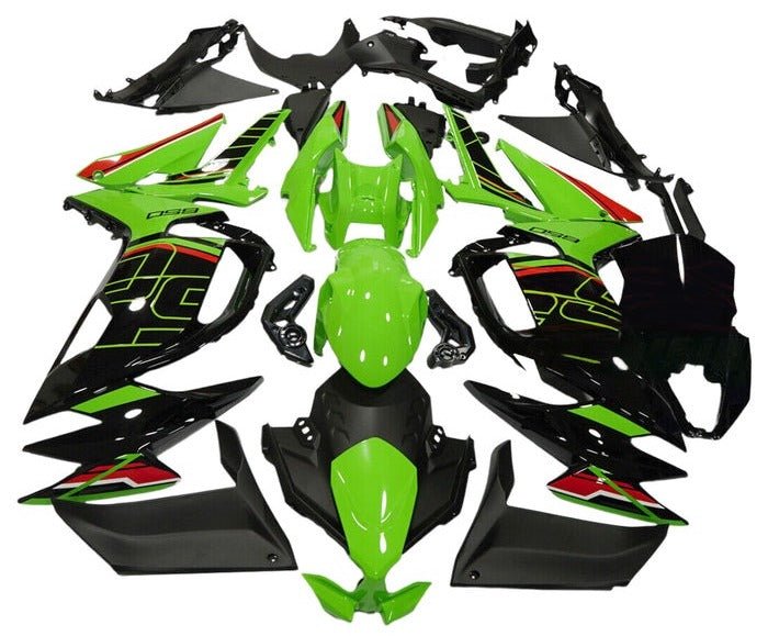 Kawasaki Ninja 650 Fairings (2020-2025) Black, Green, Red at KingsMotorcycleFairings.com
