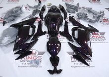 Kawasaki Ninja 650 Fairings (2020-2025) Dark Purple, Orange Chameleon at KingsMotorcycleFairings.com