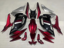 Kawasaki Ninja 650 Fairings (2020-2025) Dark Red, Black, Silver at KingsMotorcycleFairings.com