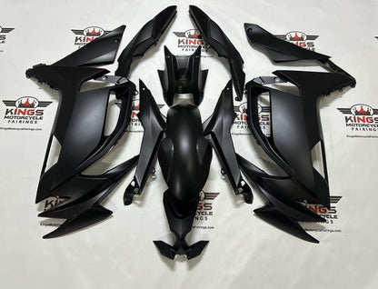 Kawasaki Ninja 650 Fairings (2020-2025) Flat Black at KingsMotorcycleFairings.com