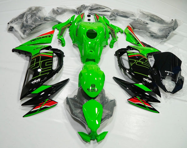 Kawasaki Ninja 650 Fairings (2020-2025) Green, Black, Red from KingsMotorcycleFairings.com