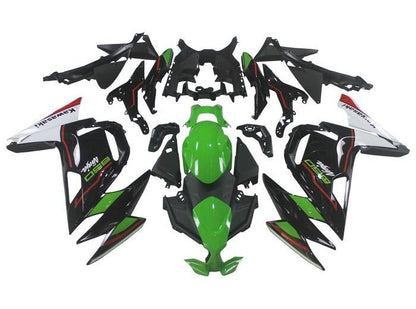 Kawasaki Ninja 650 Fairings (2020-2025) Green, Black, White, Red at KingsMotorcycleFairings.com