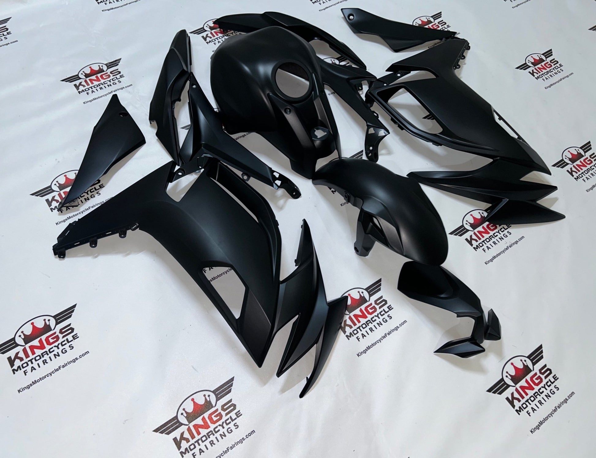 Kawasaki Ninja 650 Fairings (2020-2025) Matte Black at KingsMotorcycleFairings.com