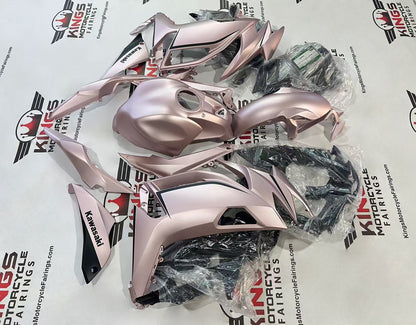Kawasaki Ninja 650 Fairings (2020-2025) Matte Light Pink at KingsMotorcycleFairings.com