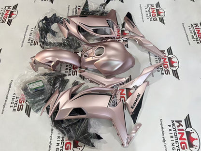 Kawasaki Ninja 650 Fairings (2020-2025) Matte Light Pink from KingsMotorcycleFairings.com
