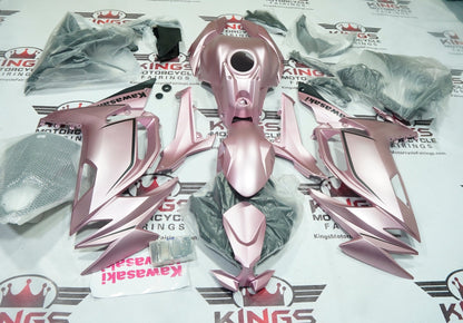 Kawasaki Ninja 650 Fairings (2020-2025) Matte Pink at KingsMotorcycleFairings.com