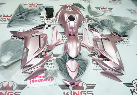 Kawasaki Ninja 650 Fairings (2020-2025) Matte Pink at KingsMotorcycleFairings.com