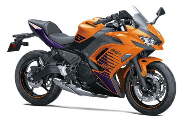 Kawasaki Ninja 650 Fairings (2020-2025) Orange, Purple at KingsMotorcycleFairings.com