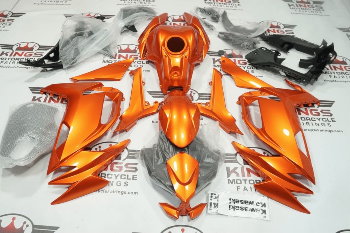 Kawasaki Ninja 650 Fairings (2020-2025) Orange at KingsMotorcycleFairings.com