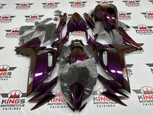 Fairings for Kawasaki Ninja 650 (2020-2025) Purple, Orange Chameleon at KingsMotorcycleFairings.com