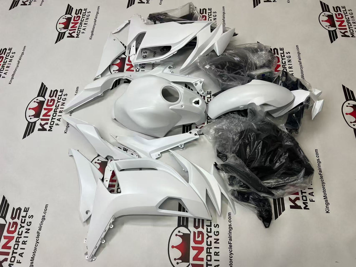 Kawasaki Ninja 650 Fairings (2020-2025) White Pearl at KingsMotorcycleFairings.com