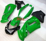 Kawasaki Ninja 650R Fairing Kit (2006-2008) Green, Black at KingsMotorcycleFairings.com