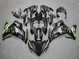 Kawasaki Ninja 650R Fairings (2017-2019) Matte Black, Green, White Monster at KingsMotorcycleFairings.com