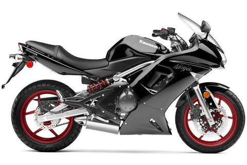 Kawasaki Ninja 650 (2006-2008) Gloss Black at KingsMotorcycleFairings.com