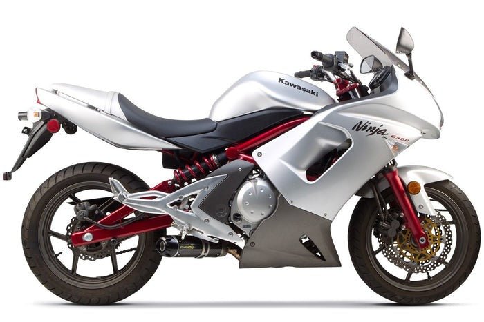 Kawasaki Ninja 650 (2006-2008) Silver, Black, Red from KingsMotorcycleFairings.com