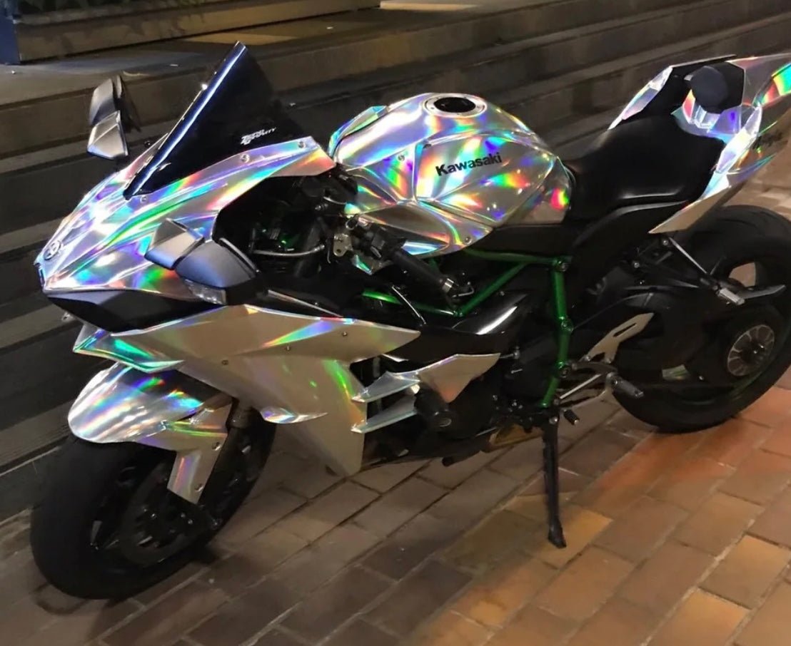 Kawasaki Ninja H2 Fairings (2015-2022) Chrome Holomatic at KingsMotorcycleFairings.com
